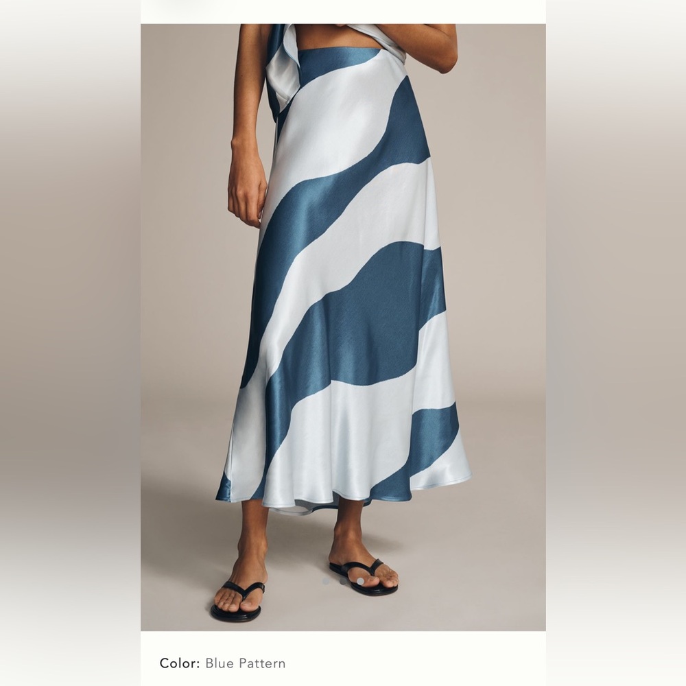 NWT Anthropologie Strapless Set Skirt and Top - Picture 3 of 11